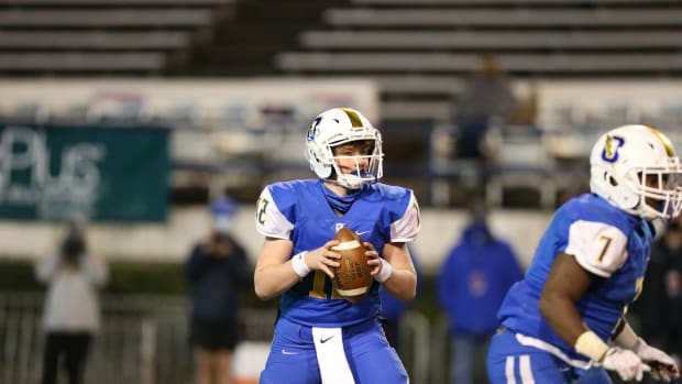Oxford quarterback Trip Maxwell and the Chargers will make the short drive to Batesville for a showdown with South Panola Friday night. (Feature photo by Keith Warren)