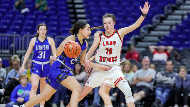 UIL 2A Girls Basketball Championship March 5, 2022. Gruver vs Stamford. Photo-Tommy Hays01
