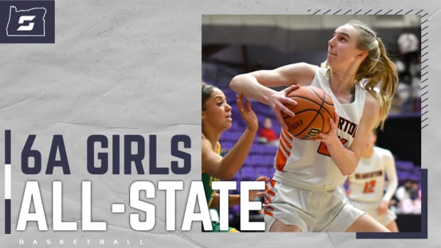 6A Oregon girls basketball all state teams POY Lainey Spear