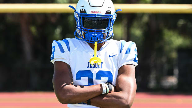 Troy Bowles 2022 Power 25 Preseason Football Photo Shoot with Jesuit-Tampa. Photo-Annette Wilkerson45