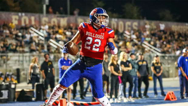 Folsom cruised to a 34-7 victory over visiting Del Oro at home in Folsom, California on October 14, 2022.