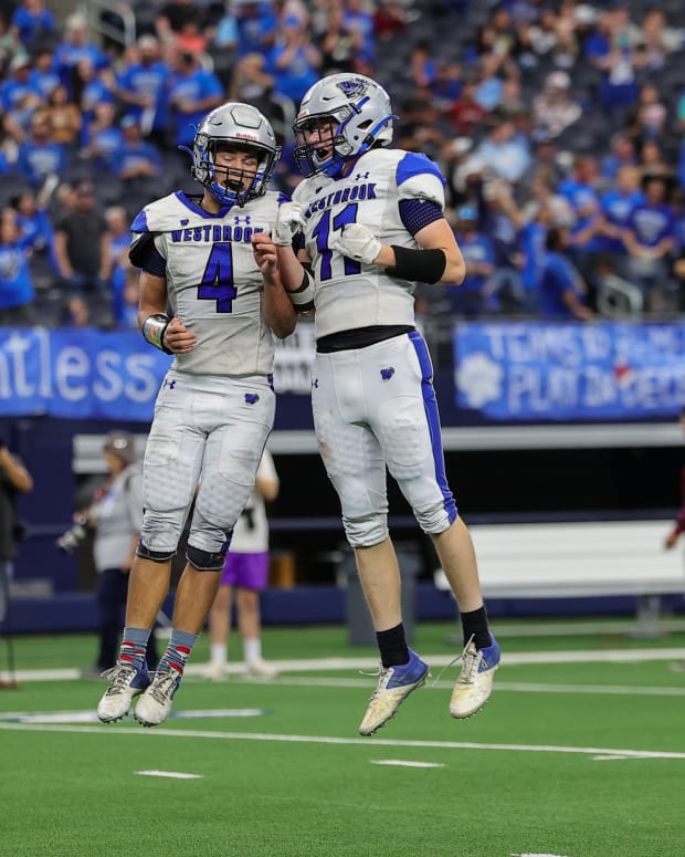 UIL State 1A Six-Man D1 championship game December 15, 2021. May vs Westbrook. Photo- Tommy Hays57