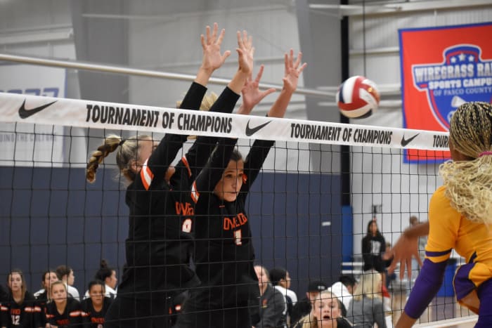 Entering the Nike Tournament of Champions here in Tampa, the Oviedo High volleyball team won twice last week to advance to Wednesday's Class 7A regional final at Viera.