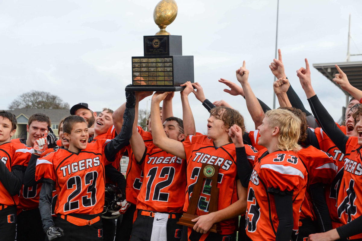 Odessa pictured after winning the 2019 1B state title. (Photo by Andy Buhler)