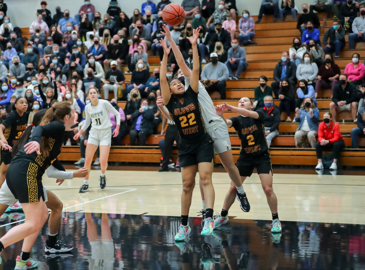 CIF NorCal Regional Open Division Girls Semifinal March 5, 2022. Clovis West vs Archbishop Mitty. Photo-Jim Malone54