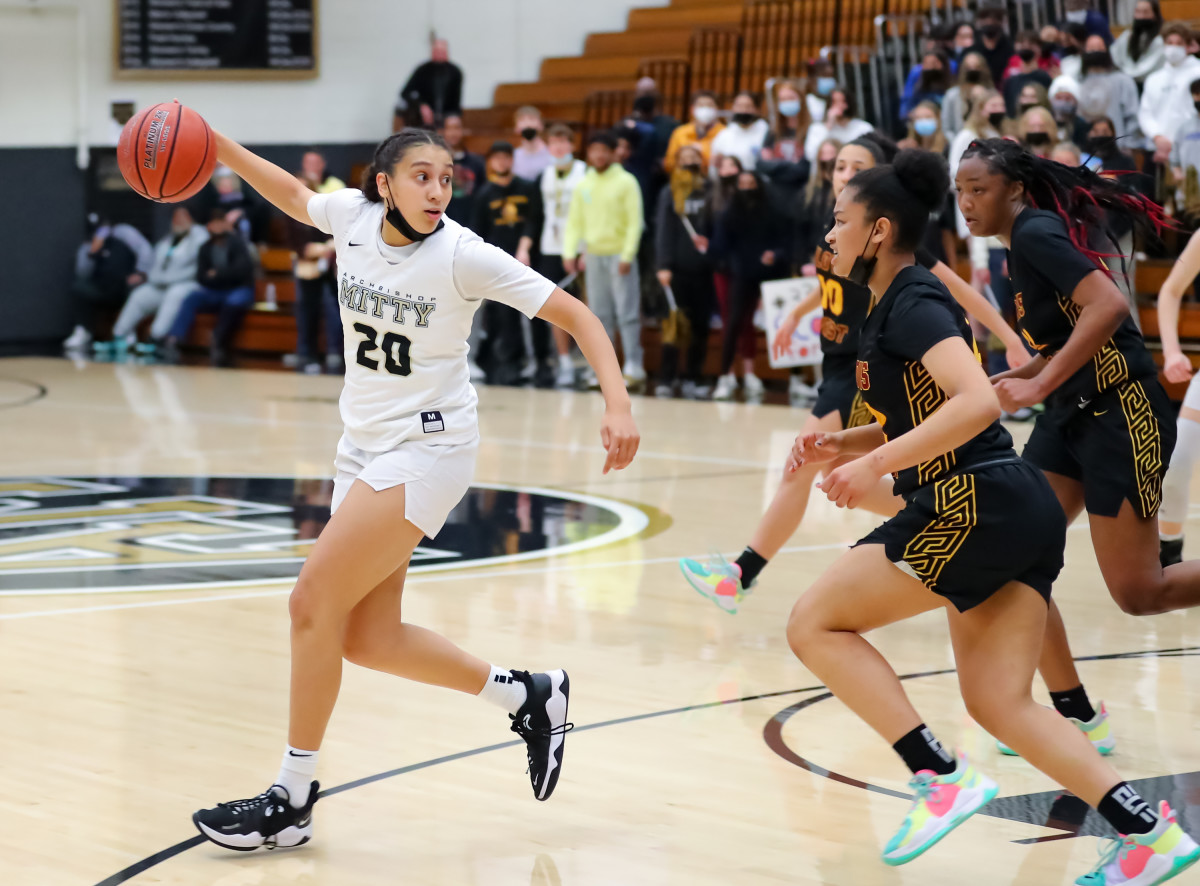 CIF NorCal Regional Open Division Girls Semifinal March 5, 2022. Clovis West vs Archbishop Mitty. Photo-Jim Malone60