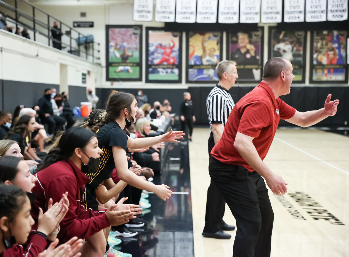 CIF NorCal Regional Open Division Girls Semifinal March 5, 2022. Clovis West vs Archbishop Mitty. Photo-Jim Malone69