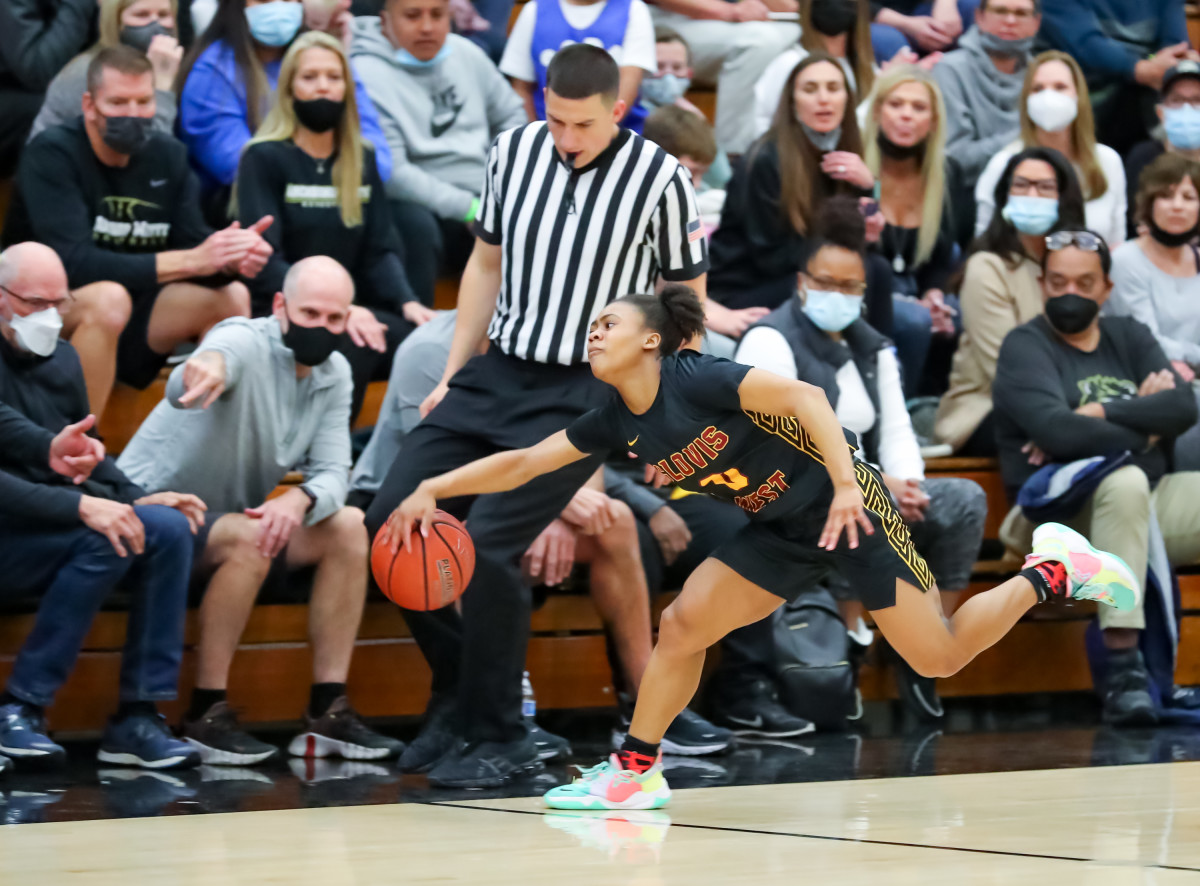 CIF NorCal Regional Open Division Girls Semifinal March 5, 2022. Clovis West vs Archbishop Mitty. Photo-Jim Malone71