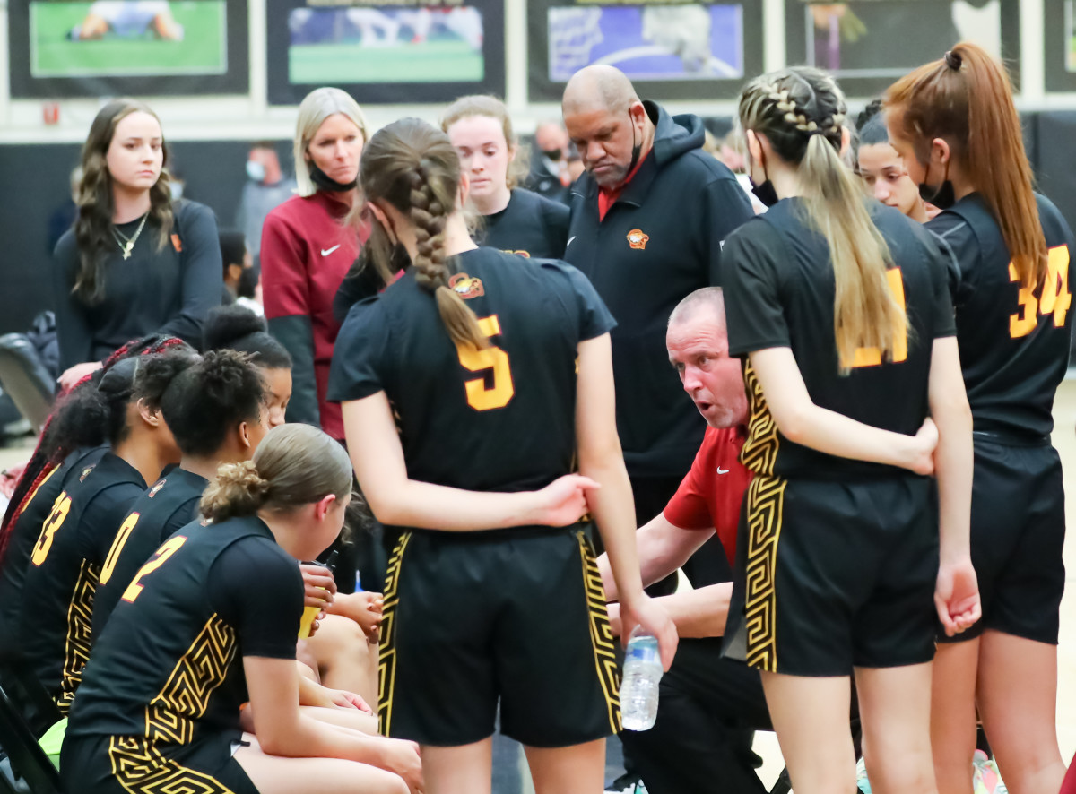 CIF NorCal Regional Open Division Girls Semifinal March 5, 2022. Clovis West vs Archbishop Mitty. Photo-Jim Malone74