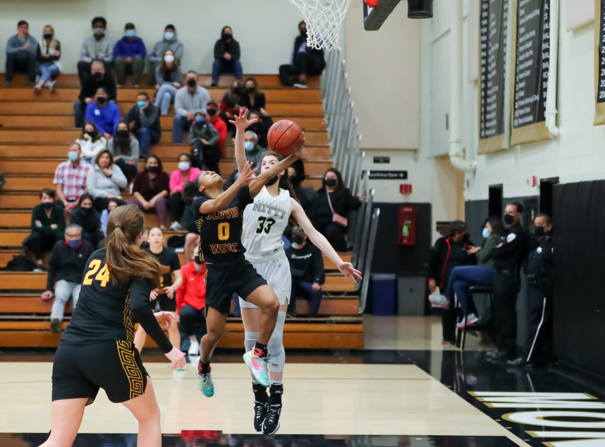 CIF NorCal Regional Open Division Girls Semifinal March 5, 2022. Clovis West vs Archbishop Mitty. Photo-Jim Malone77