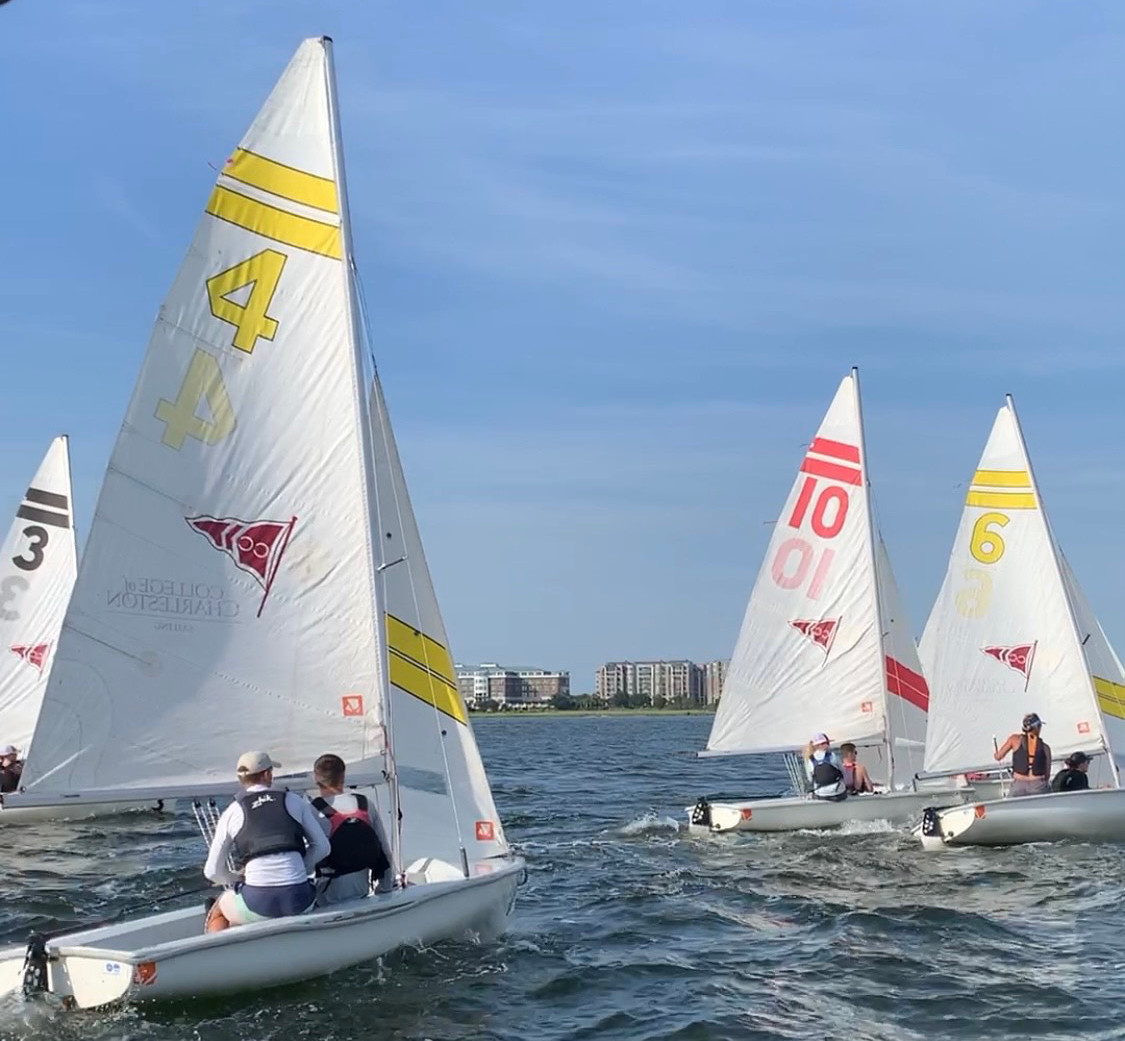 High school sailors across Charleston County compete through a variety of yacht clubs in the area.