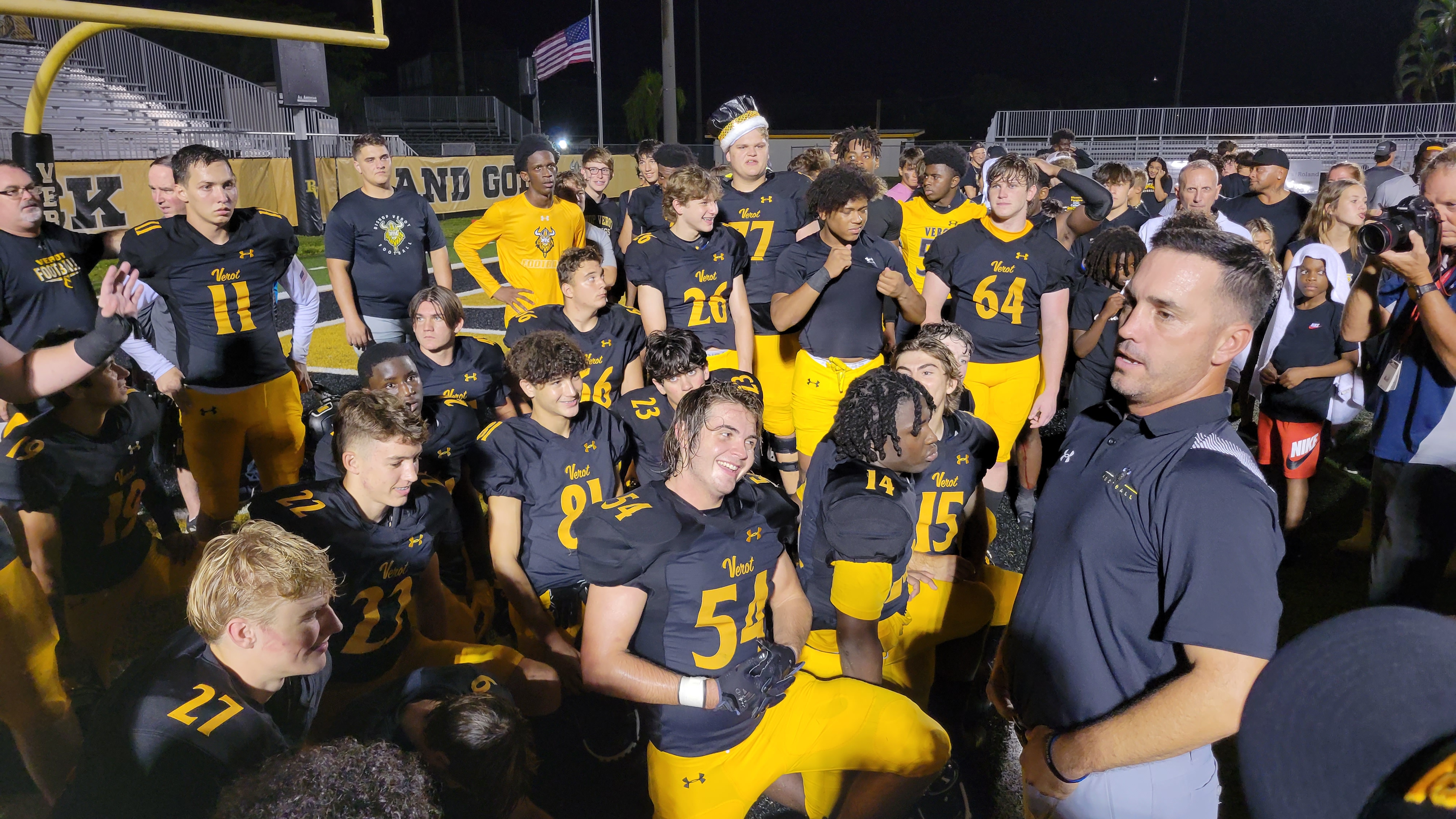 Head coach Richie Rode is preparing Bishop Verot squad for a six-hour road trip and playoff match-up with top-seeded and undefeated Florida University High in the Class 2S state semifinals this Friday.