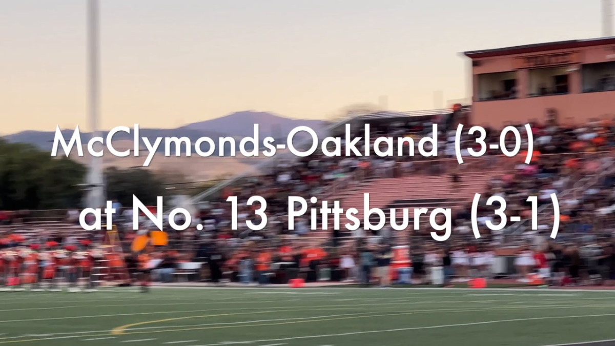 Watch: Game highlights from Pittsburg’s 39-21 win over visiting McClymonds