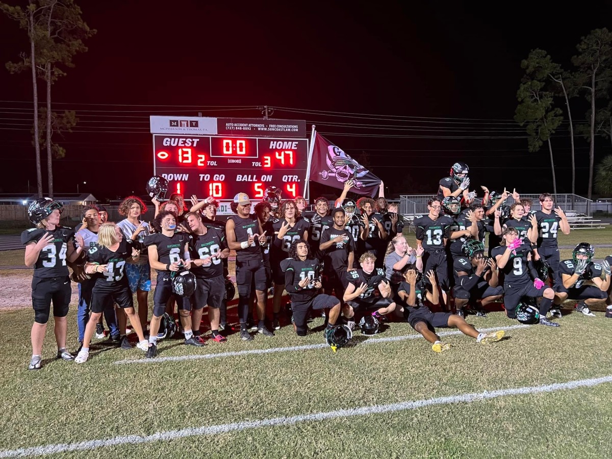 The Gulf Buccaneers are now winners of four in a row. 